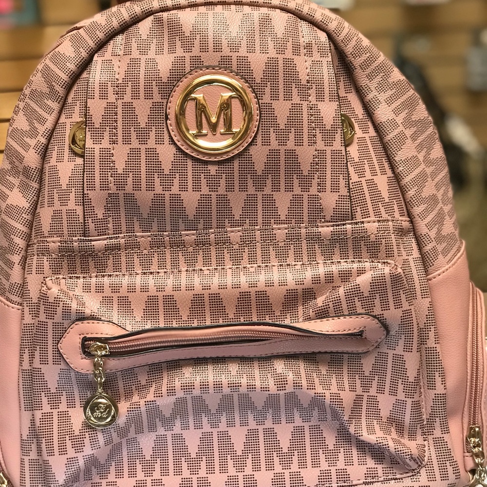 Pink backpack